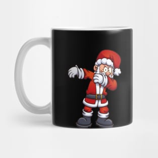 Angry Dabbing Santa Claus Christmas Gift for Boys T-Shirt Mug